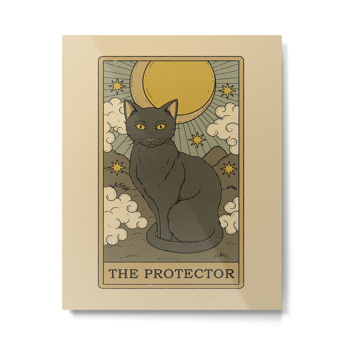 The Protector - Cat Tarot Metal Print Gallery Image 1