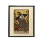 The Trash Witch - Possum Tarot Framed Canvas Print Gallery Image 8