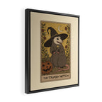 The Trash Witch - Possum Tarot Framed Canvas Print Gallery Image 2