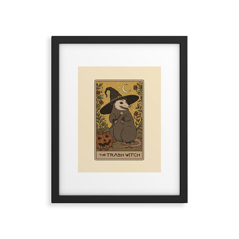 The Trash Witch - Possum Tarot Framed Art Print Gallery Image 6