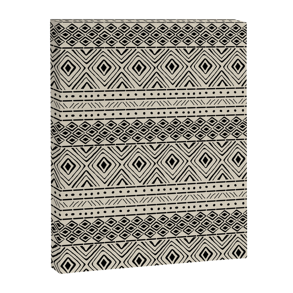 African Mud Cloth // Bone Canvas Print Gallery Image 8