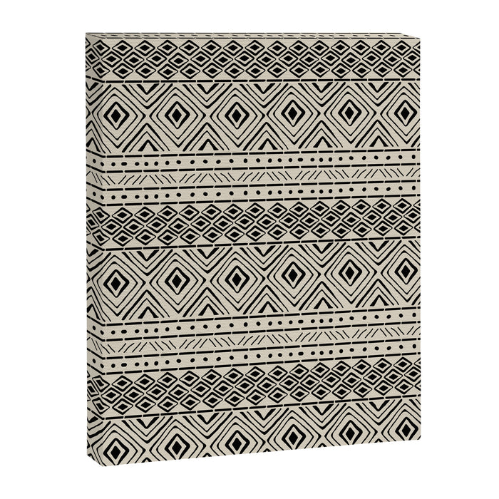 African Mud Cloth // Bone Canvas Print Gallery Image 1