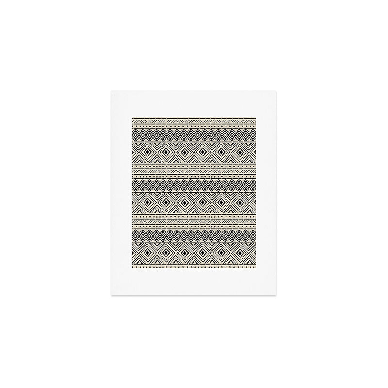 African Mud Cloth // Bone Art Print Gallery Image 1