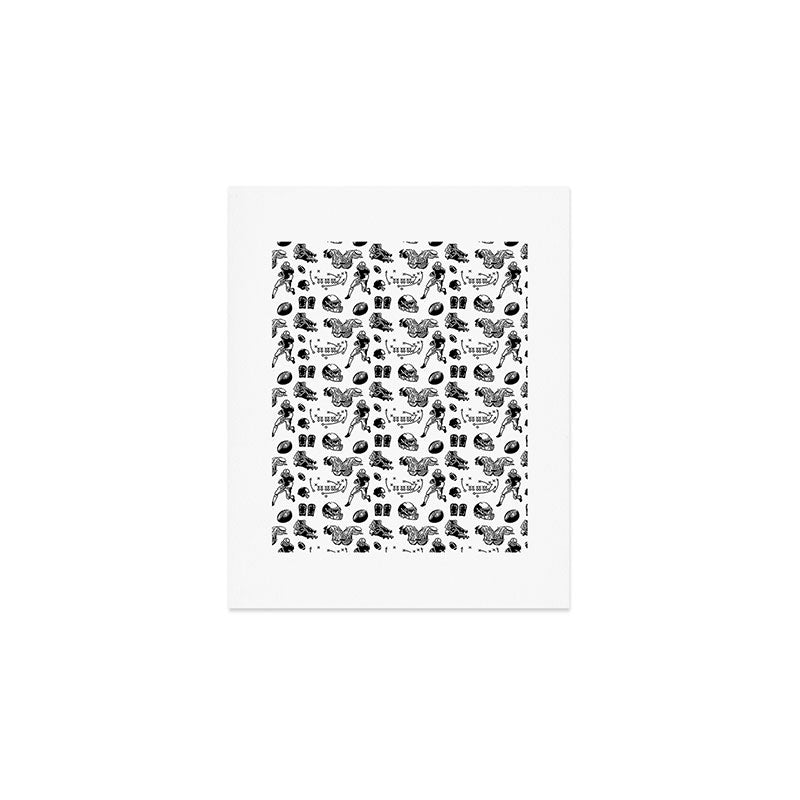 American Football Art Print Gallery Image 1