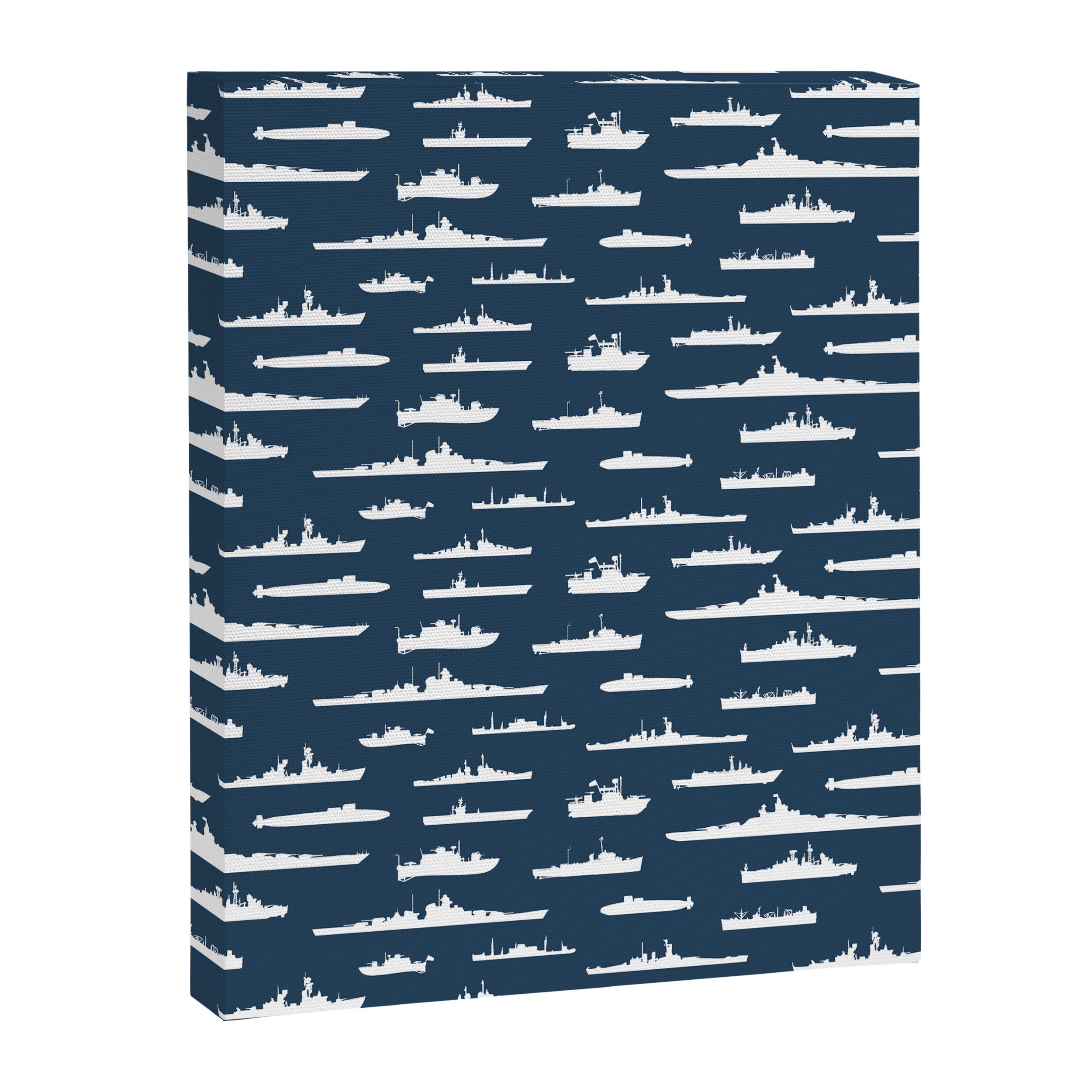 Battleship // Navy Blue Canvas Print Gallery Image 8