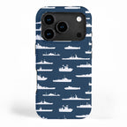 Battleship // Navy Blue iPhone Case Gallery Image 1