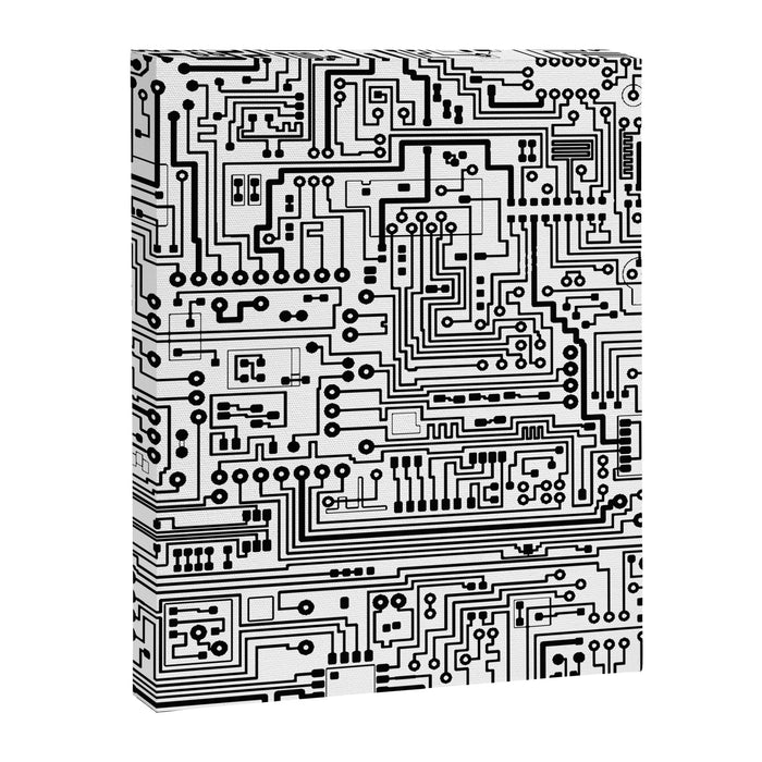 Circuit Board Canvas Print Gallery Image 1
