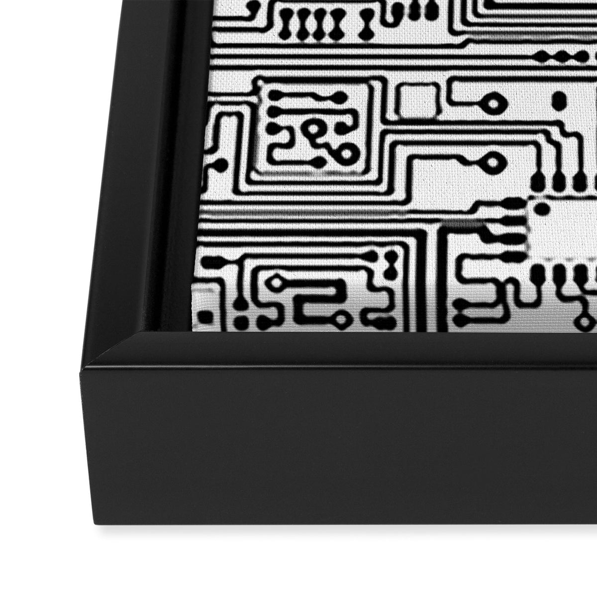 Circuit Board Framed Canvas Print Gallery Image 3
