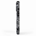 Circuit Board on Black iPhone Case Gallery Image 2