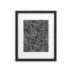 Circuit Board on Black Framed Art Print Gallery Image 6