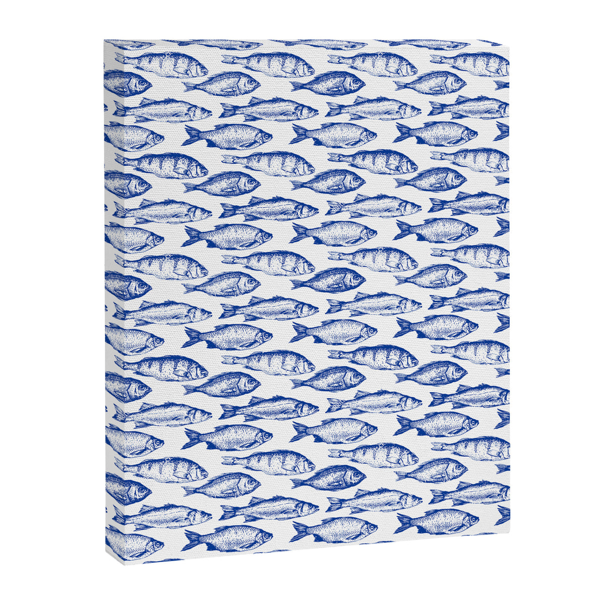 Dark Blue Fish Canvas Print Gallery Image 8