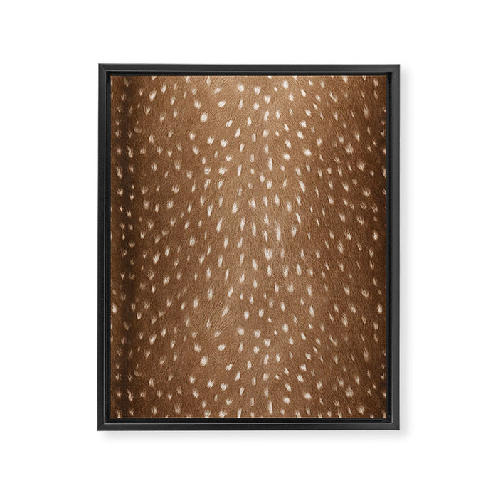Deer Hide Framed Canvas Print Gallery Image 1
