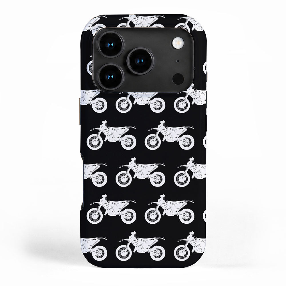 Dirt Bikes // Black iPhone Case Gallery Image 1