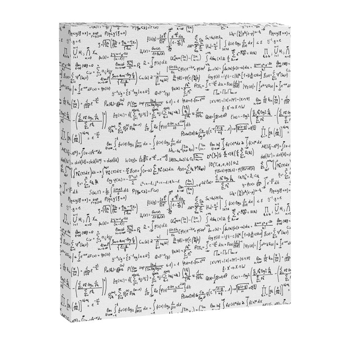 Math Equations Canvas Print Gallery Image 1