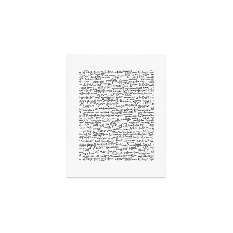 Math Equations Art Print Gallery Image 1