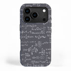 Math Equations // Charcoal iPhone Case Gallery Image 1
