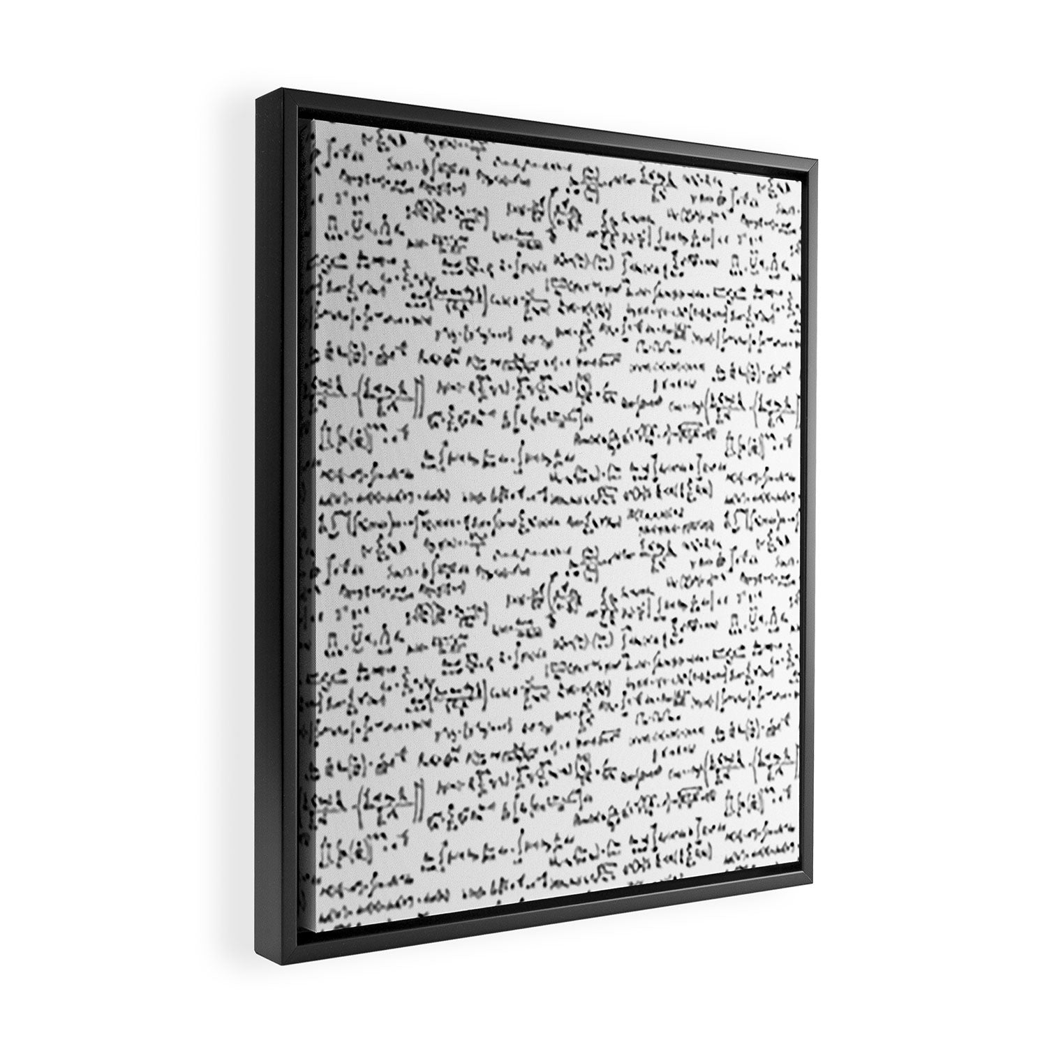 Math Equations Framed Canvas Print Gallery Image 2