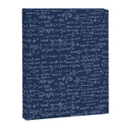 Math Equations // Navy Canvas Print Gallery Image 8
