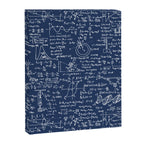 Physics Equations // Navy Canvas Print Gallery Image 8