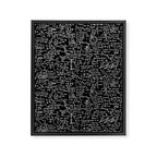 Physics Equations on Chalkboard Framed Canvas Print Gallery Image 8