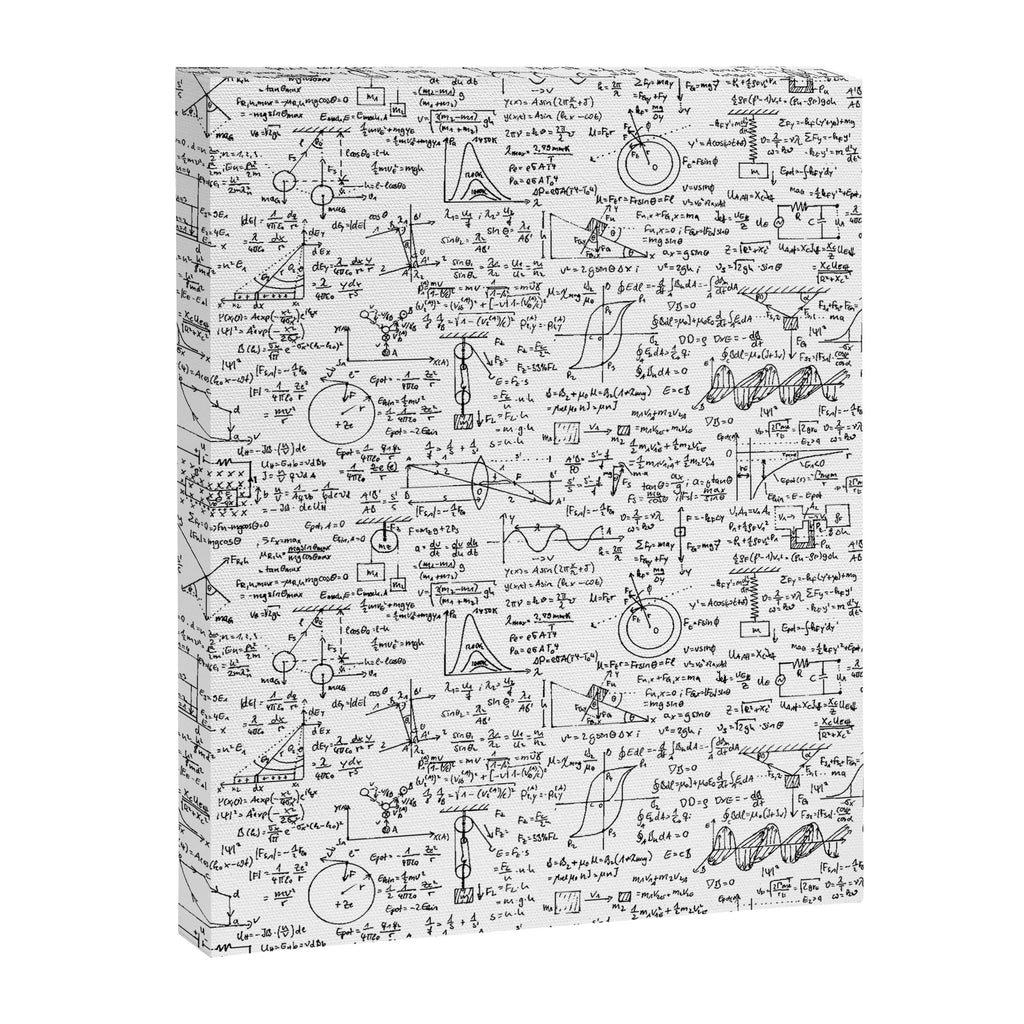 Physics Equations on Whiteboard Canvas Print Gallery Image 8