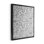 Physics Equations on Whiteboard Framed Canvas Print Gallery Image 2