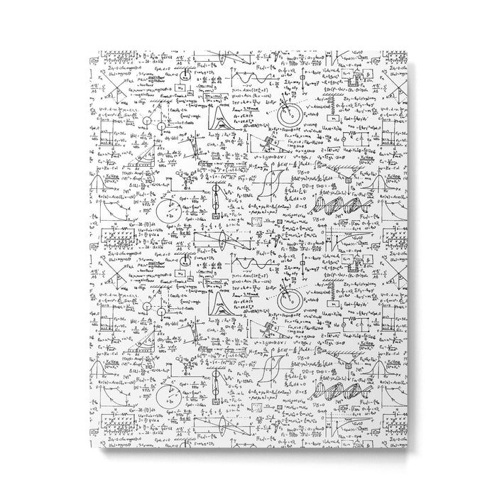Physics Equations on Whiteboard Metal Print Gallery Image 1
