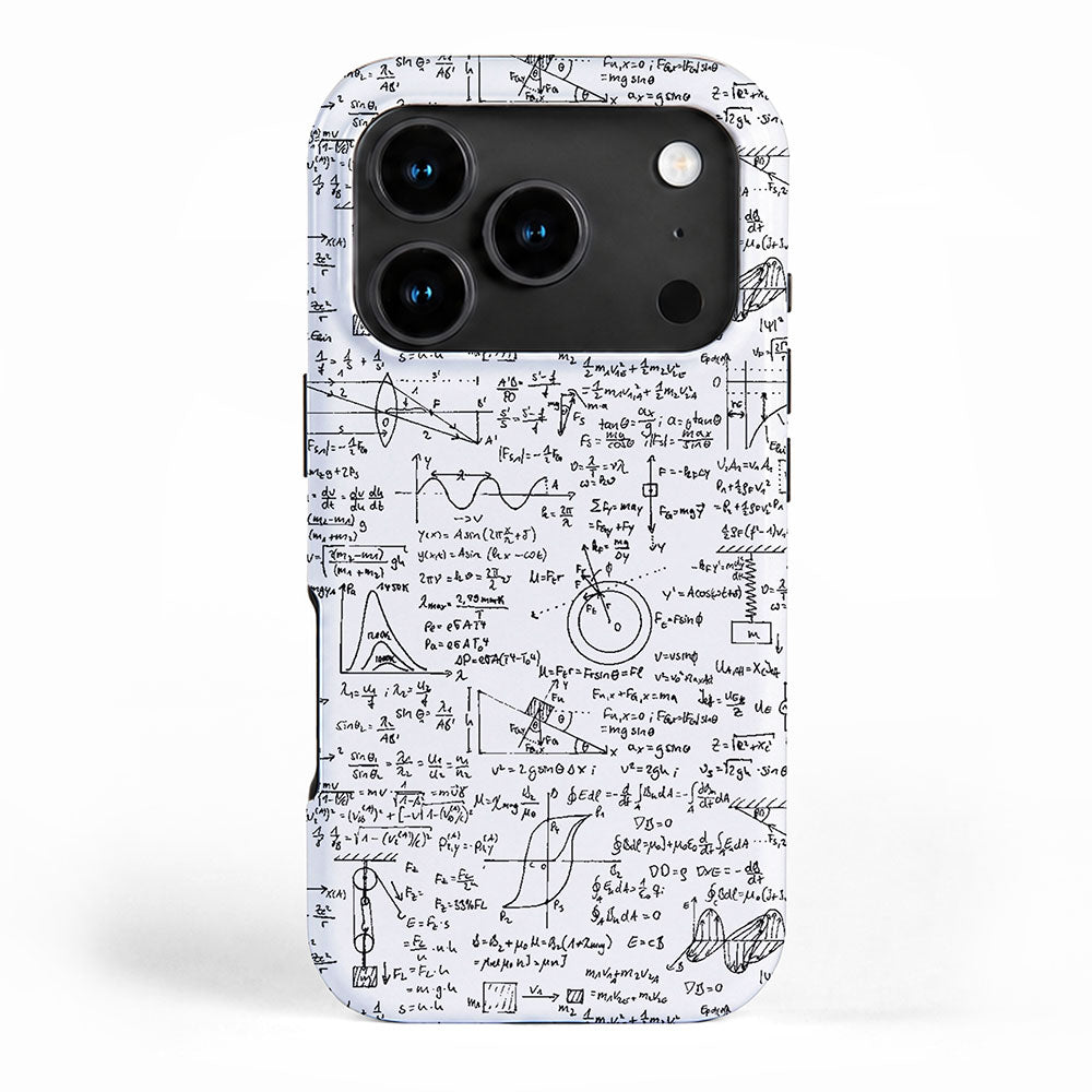 Physics Equations on Whiteboard iPhone Case Gallery Image 1
