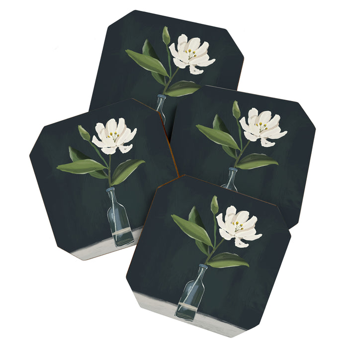 A flower in a vase Coaster Gallery Image 1