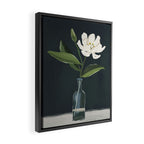 A flower in a vase Framed Canvas Print Gallery Image 2