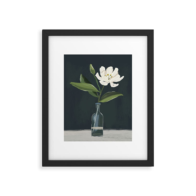 A flower in a vase Framed Art Print Gallery Image 4