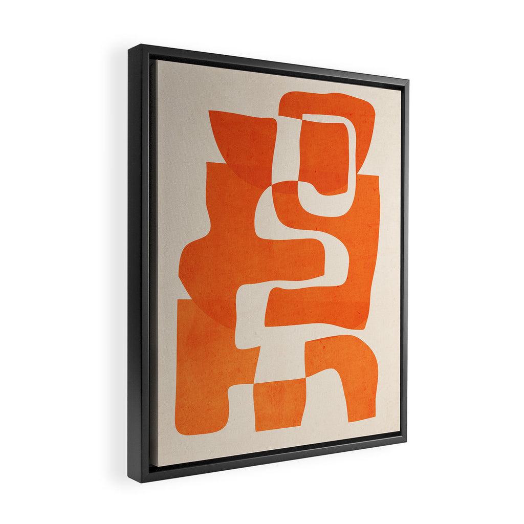 Abstract Art 55/7 Framed Canvas Print Gallery Image 2