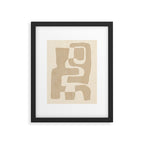 Abstract Art 55/beige 2 Framed Art Print Gallery Image 5