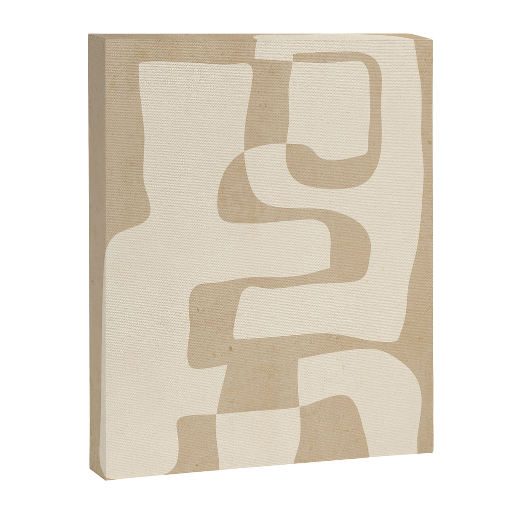 Abstract Art 55/beige Canvas Print Gallery Image 6