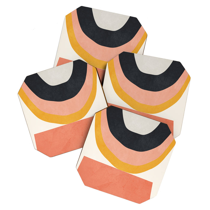 Abstract Art 8 Coaster Gallery Image 1