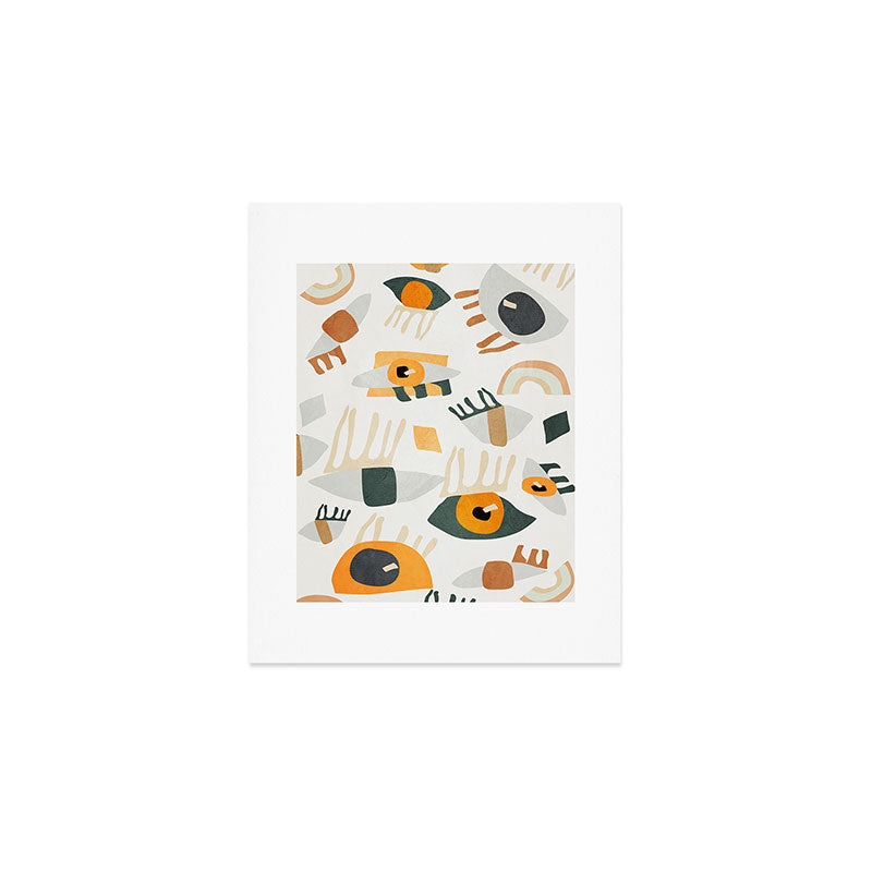 Abstract Art Eyes Art Print Gallery Image 1