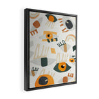 Abstract Art Eyes Framed Canvas Print Gallery Image 2
