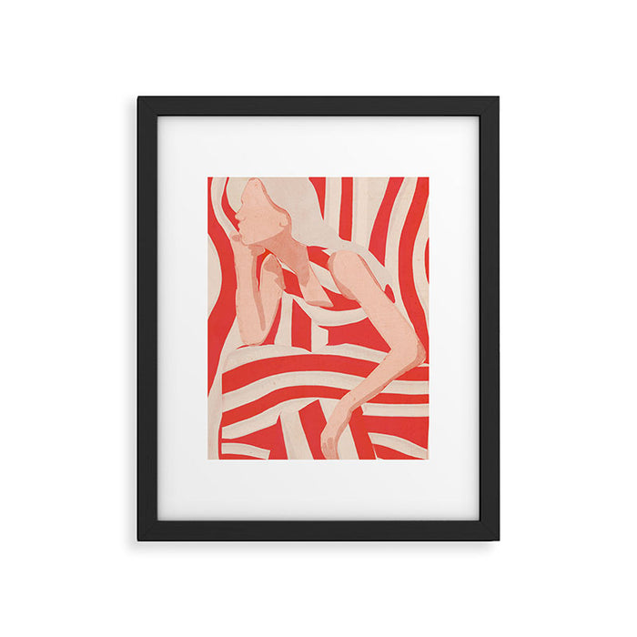 Abstract Art Female Figure 2 Framed Art Print Gallery Image 1