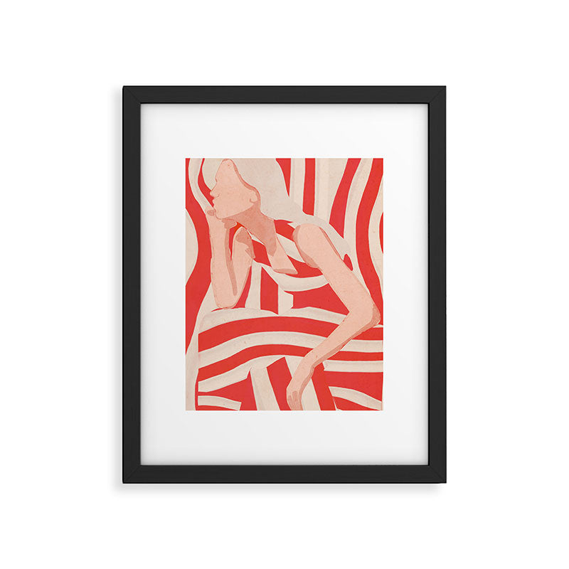 Abstract Art Female Figure 2 Framed Art Print Gallery Image 4