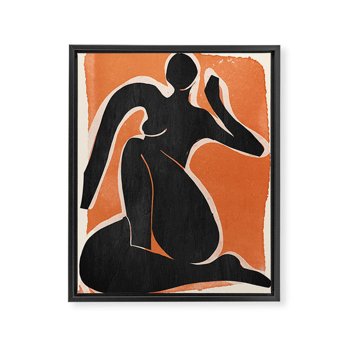 Abstract Art Female Figure 26 Framed Canvas Print Gallery Image 1