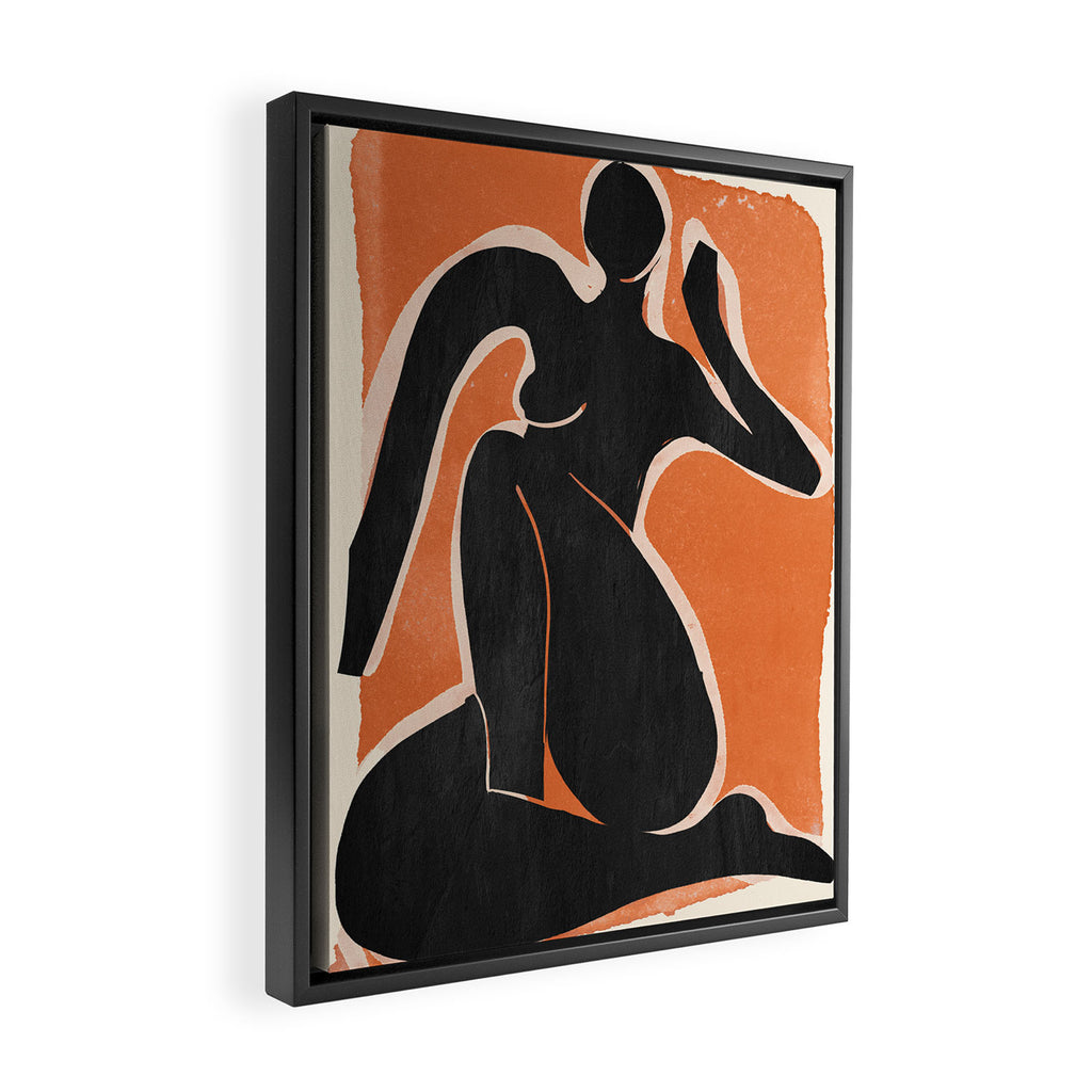 Abstract Art Female Figure 26 Framed Canvas Print Gallery Image 2