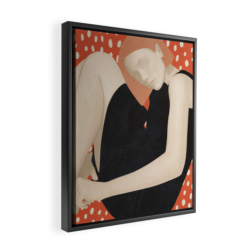Abstract Art Female Figure 30 Framed Canvas Print Gallery Image 2