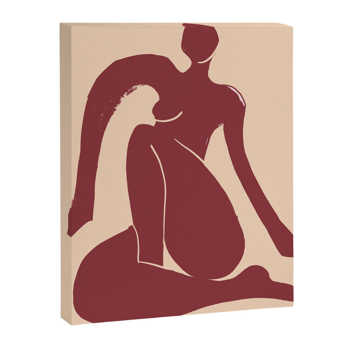 Abstract Art Female Figure 30 Canvas Print Gallery Image 1