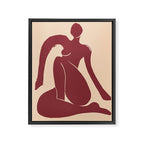 Abstract Art Female Figure 30 Framed Canvas Print Gallery Image 6