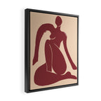 Abstract Art Female Figure 30 Framed Canvas Print Gallery Image 2