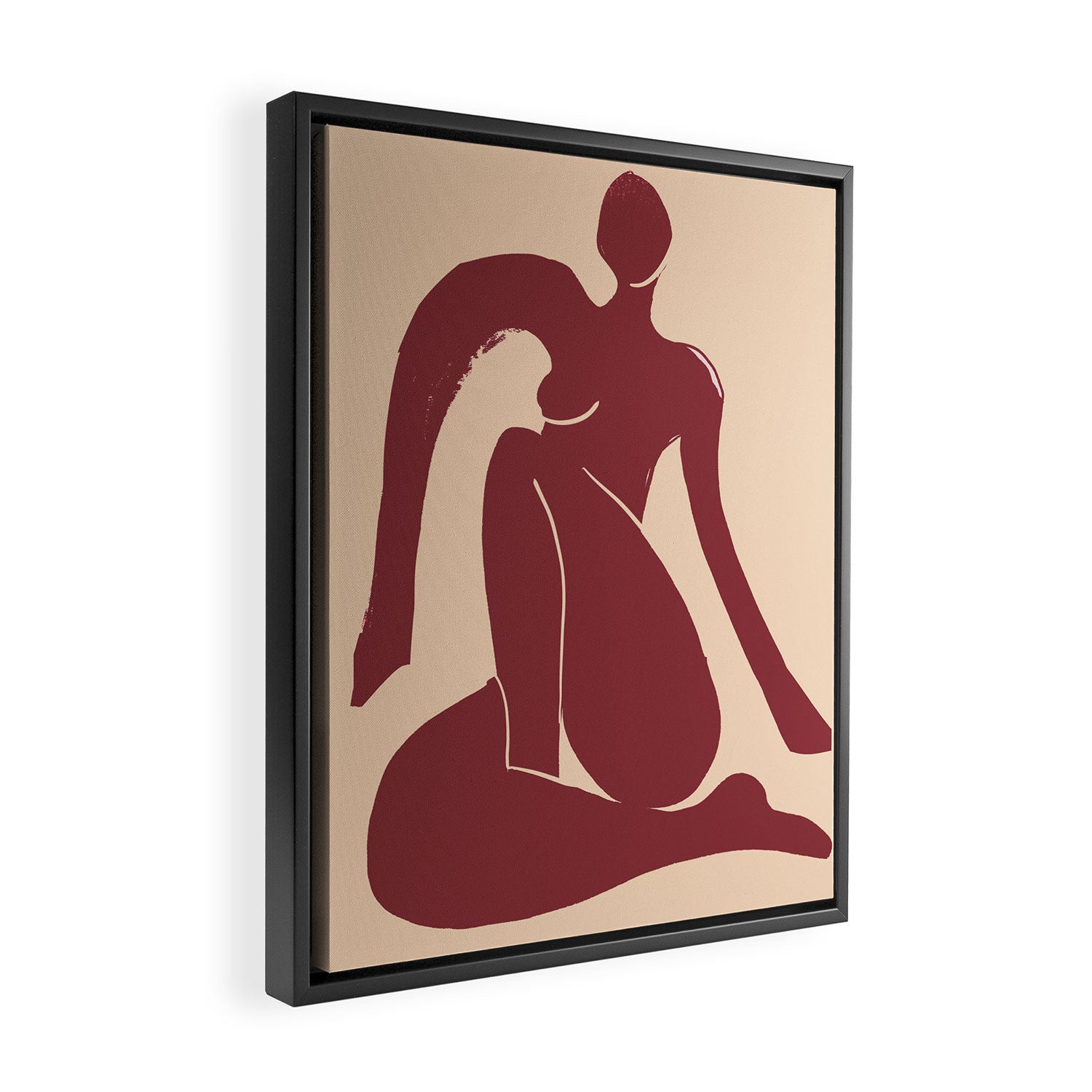 Abstract Art Female Figure 30 Framed Canvas Print Gallery Image 2