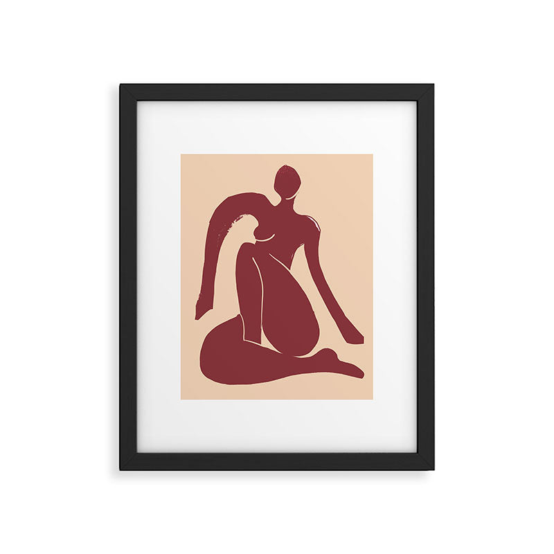 Abstract Art Female Figure 30 Framed Art Print Gallery Image 4