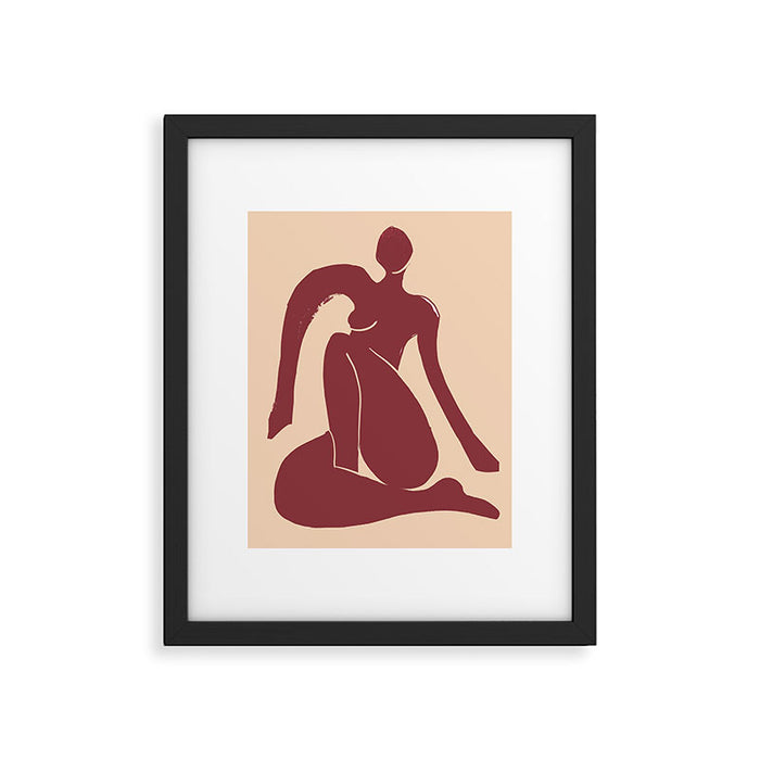 Abstract Art Female Figure 30 Framed Art Print Gallery Image 1