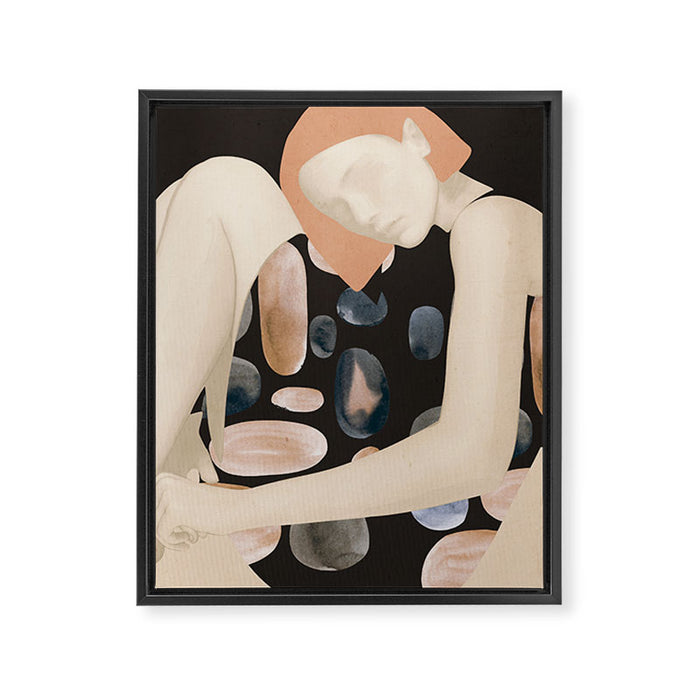 Abstract Art Female Figure 31 Framed Canvas Print Gallery Image 1