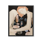 Abstract Art Female Figure 31 Framed Canvas Print Gallery Image 6